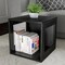 Lavish Home End Table Stackable Contemporary Minimalist Modular Cube Accent Table Open Sides Home or Office